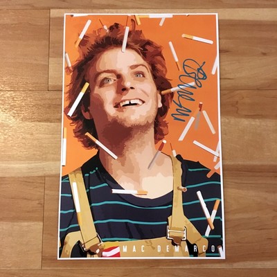 Signed Mac Demarco Poster W Proof Indie Tour Autograph Ebay
