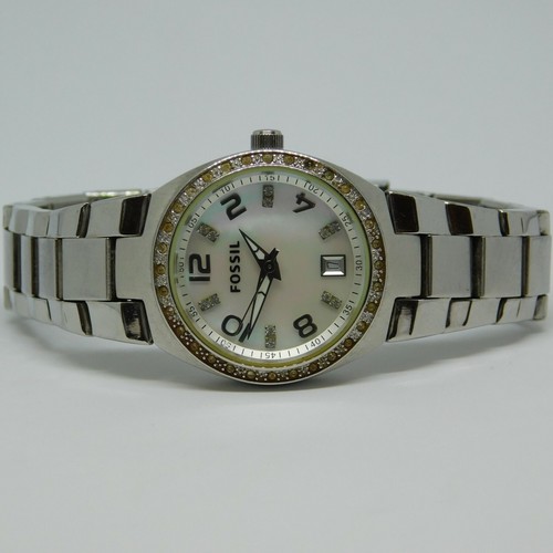FOSSIL AM-4141 All St. Steel Quartz 
