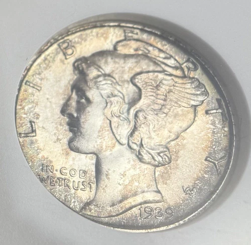 1939-D Mercury Dime ANACS MS 64 FSB