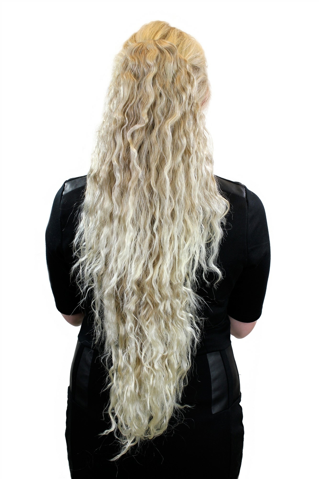 Very Long Bulky Tail With Naughty Blonde Buckles Mix N838-15BT613