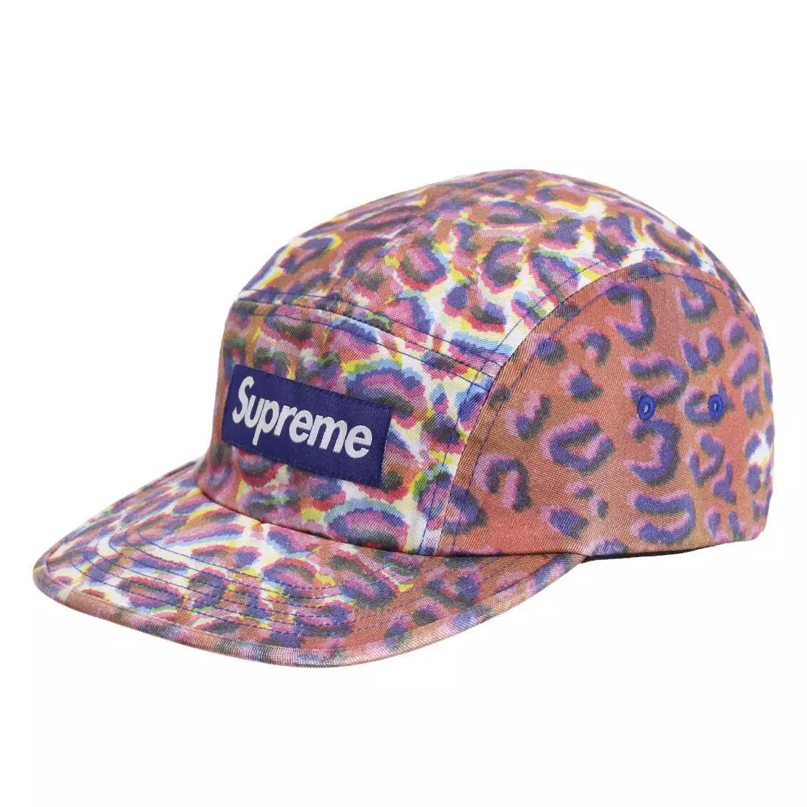 Casquette de camp en sergé chino lavé Supreme (FW24) léopard
