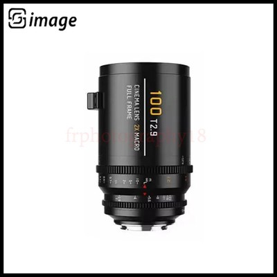 SGimage 100mm T2.9 Full Frame Macro Cinema Lens 2x Magnification MF for Sony E L