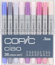 Copic I36C Ciao Markers C Set , 36 Colors