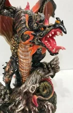 Veronese Winged Dragon Halloween Breathing Statue Piece Figurine Macabre Large
