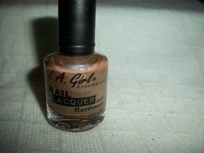 L.A. GIRL ESSENTIALS NAIL POLISH LACQUER W/ HARDENERS * BARK * 326 NEW  .5 fl.oz