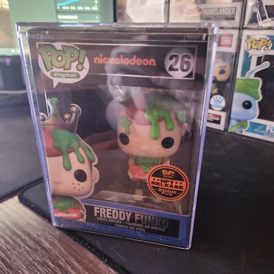 Funko Pop! Vinyl: Freddy Funko 26 Digital Nickelodeon Slime - CREASE ON BOX