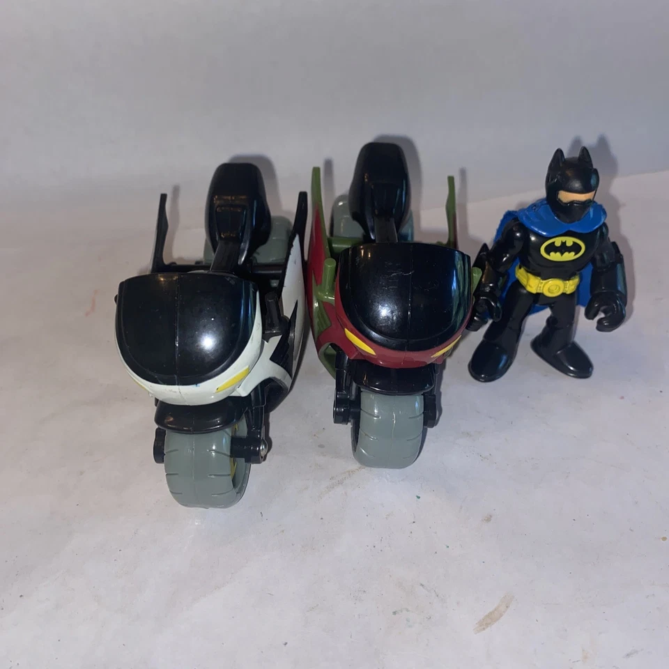 Figura Fisher Price, Batman y Robin Motocicletas, Batman Foto 4 de 4