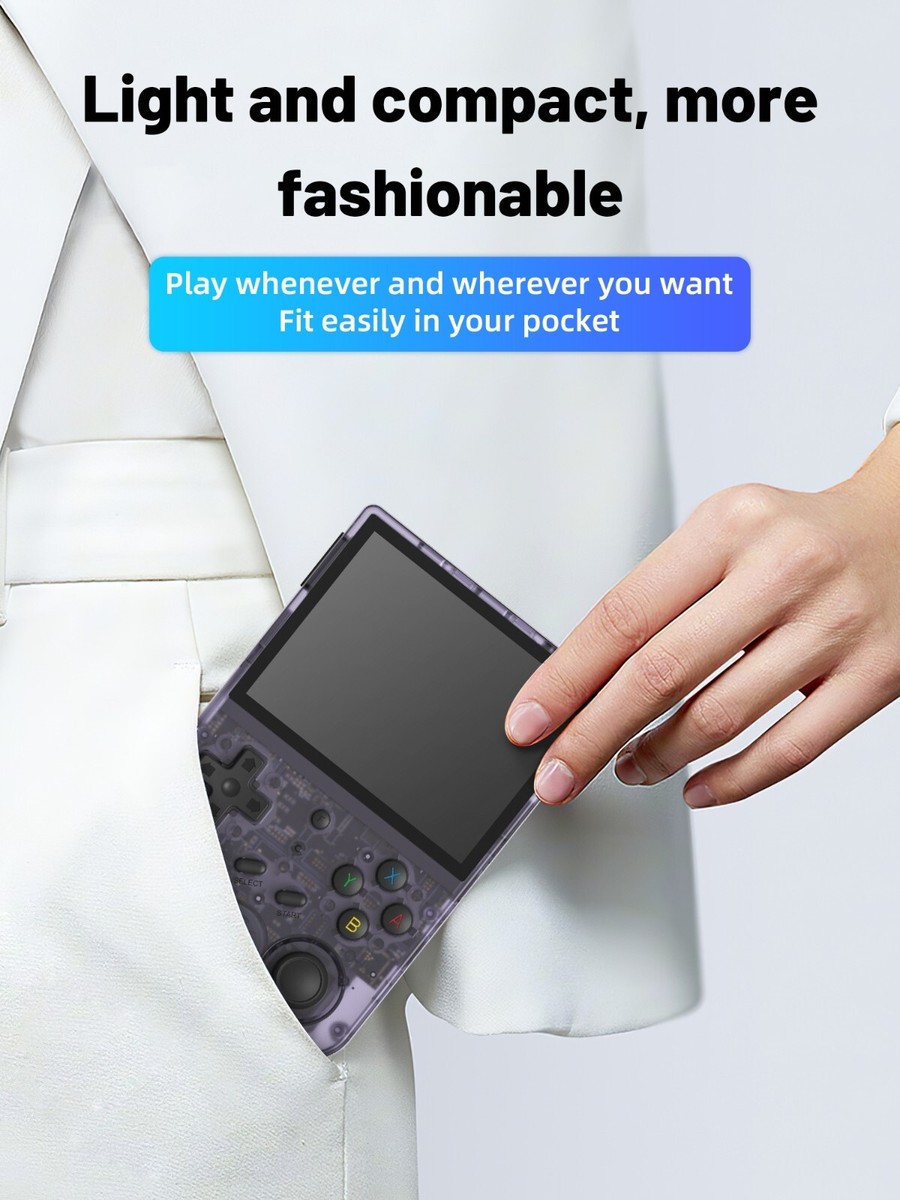 ANBERNIC RG353V Retro Handheld Game Console 64GB TF Card Dual OS
