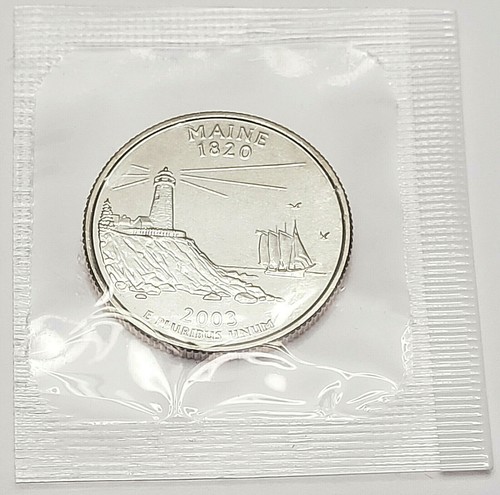 2003 P Maine Quarter *NEUWERTIGES CELLO* **KOSTENLOSER VERSAND**