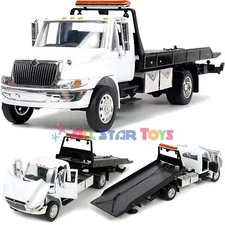 JADA 34040 INTERNATIONAL DURASTAR 4400 FLAT BED TOW TRUCK 1/24 DIECAST MODEL