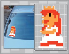 PRINCESS PEACH Sprite Vinyl Decal 1 Car Truck Window Super Mario Bros. Sticker