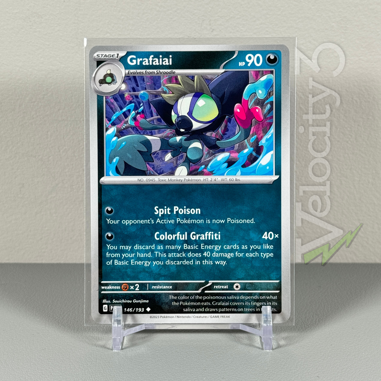 Pokemon TCG Card: GRAFAIAI 146/193 | Uncommon | Paldea Evolved | NM/Mint