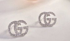 2Ct Round Cut Lab Created Diamond Beauty Stud Earrings 14K White Gold Plated