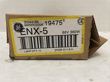 New Lot of 7 GE Quartz Halogen Projection/Projector Light/Lamp 19475 ENX-5