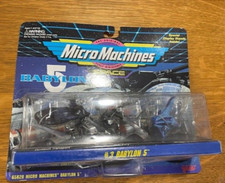 Micro Machines Space Babylon 5 Set 3 Centauri Minbari Star Fury Vintage 65620