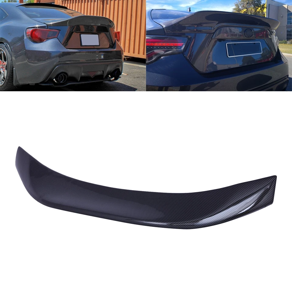 Fit 2013-2020 Scion FRS GT86 Subaru BRZ L Style Trunk Spoiler Wing Carbon Fiber Foto 2 de 4
