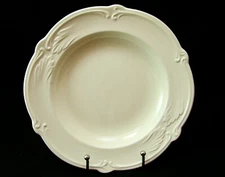Gien France ROCAILLE CREAM Rimmed Soup Bowl(s) 