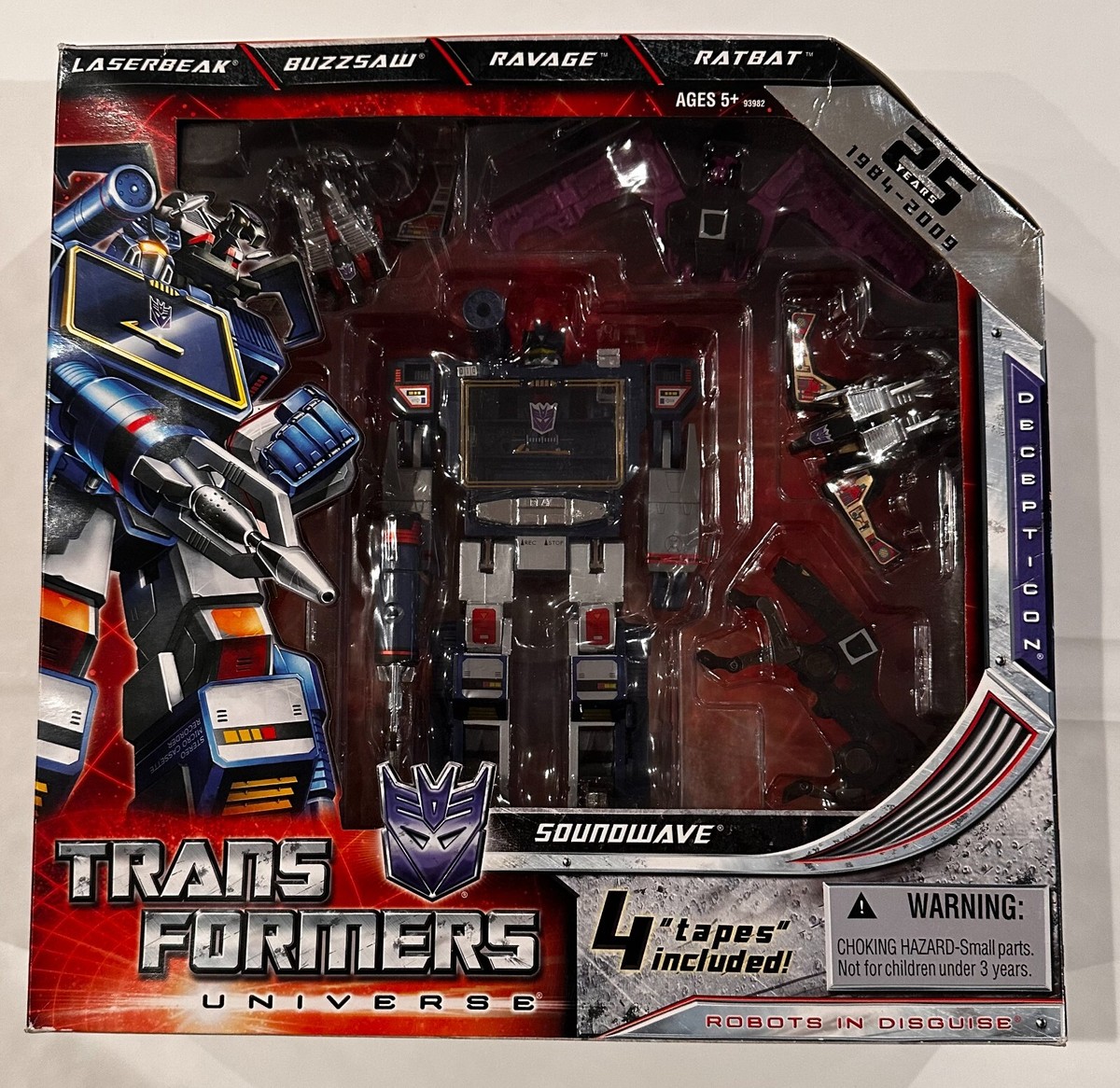 SDCC 2009 Transformers 25th Anniversary Transformers, Sound Wave w