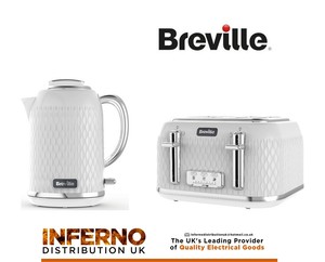 BREVILLE Curve Cube Jug Kettle and 4 BREVILLE Curve VKT117 Jug Kettle