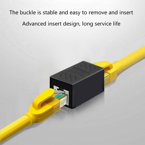 Lan RJ45 Cable Coupler Network Line Extender Adapter Net Couple Connector - Afbeelding 5 van 10