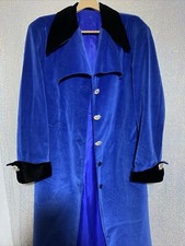 Women's Custom Made And Design Velvet Full Length Coat Size Xxlt Retail $3000