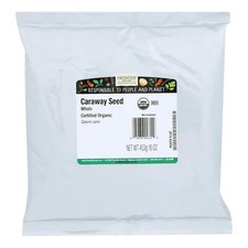 Frontier Herb Caraway Seed Whole Organic 16oz Pack of 3