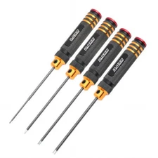 GPM Racing Tools Metric Hex Driver Wrench Set (4) 1.5/2.0/2.5/3.0mm Silver Tips