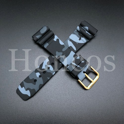 Fits for Seiko Diver Watch Band Strap SKX007 SKX009 22mm Color Rubber Camouflage - 第 53/61 張圖片