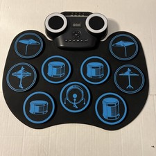 Electronic Drum Set portable Roll up Drum Practice Pad-Pad Only