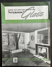 1946 Mid Century Architecture Pittsburgh Glass Promo Booklet