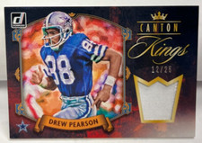 Drew Pearson 2022 Panini The National Convention Canton Kings Patch #'d 12/25
