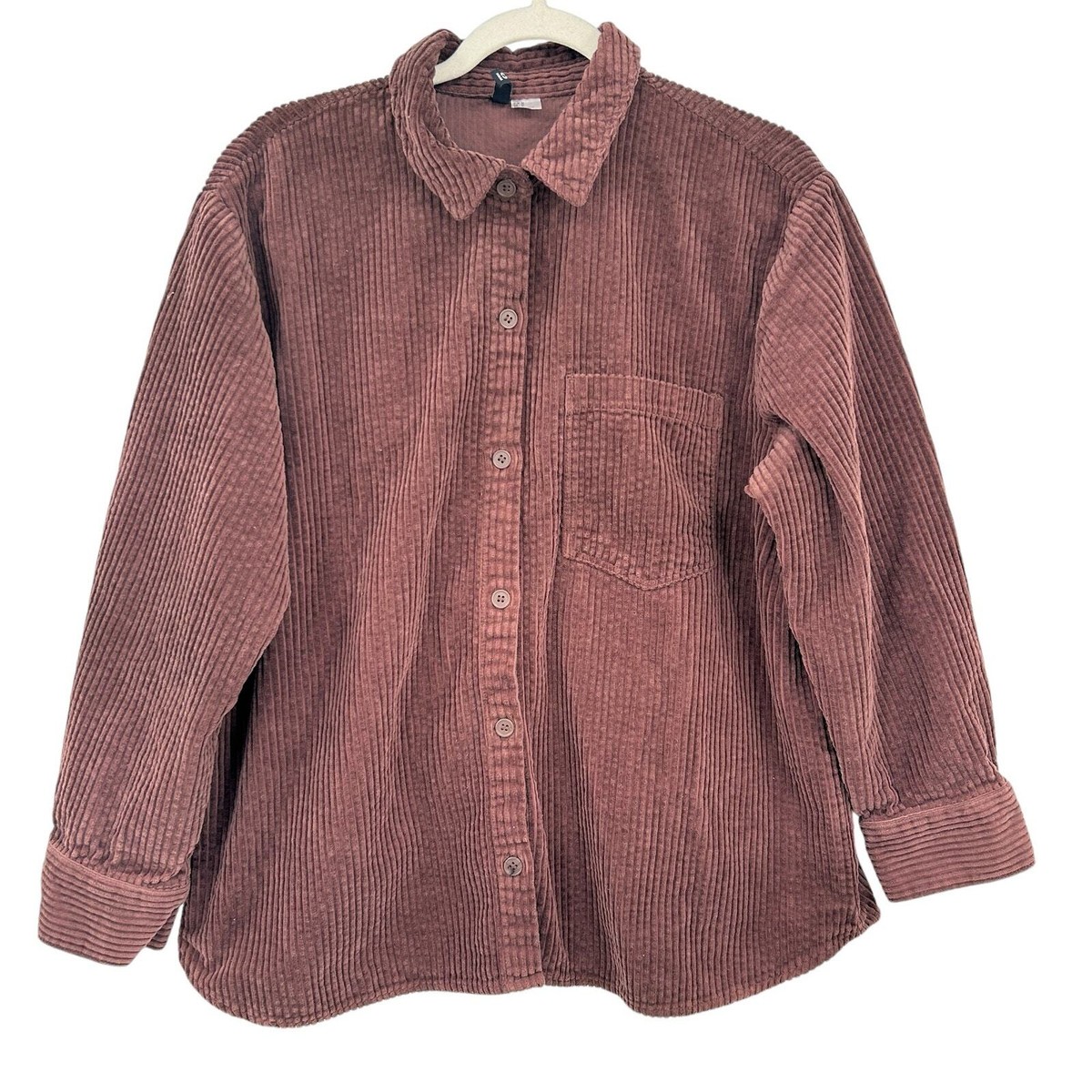 【JEMUT】★男女兼用★25SS RISE OVERFIT CORDUROY SHIRT UNI - Women's corduroy shirt | Quiksilver