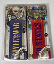 NEW - Lot of 2 Fandex Civil War and 50 States Family Field Guides - FLASH CARDS