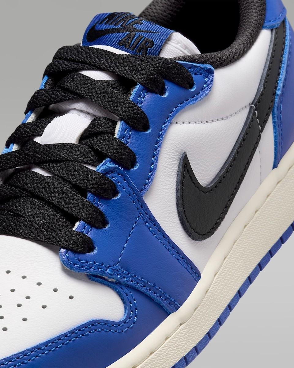Nike GS Air Jordan 1 Retro Low OG Game Royal CZ0858-140 Size Nike GS Air Jordan 1 Retro Low OG Game Royal CZ0858-140 Size