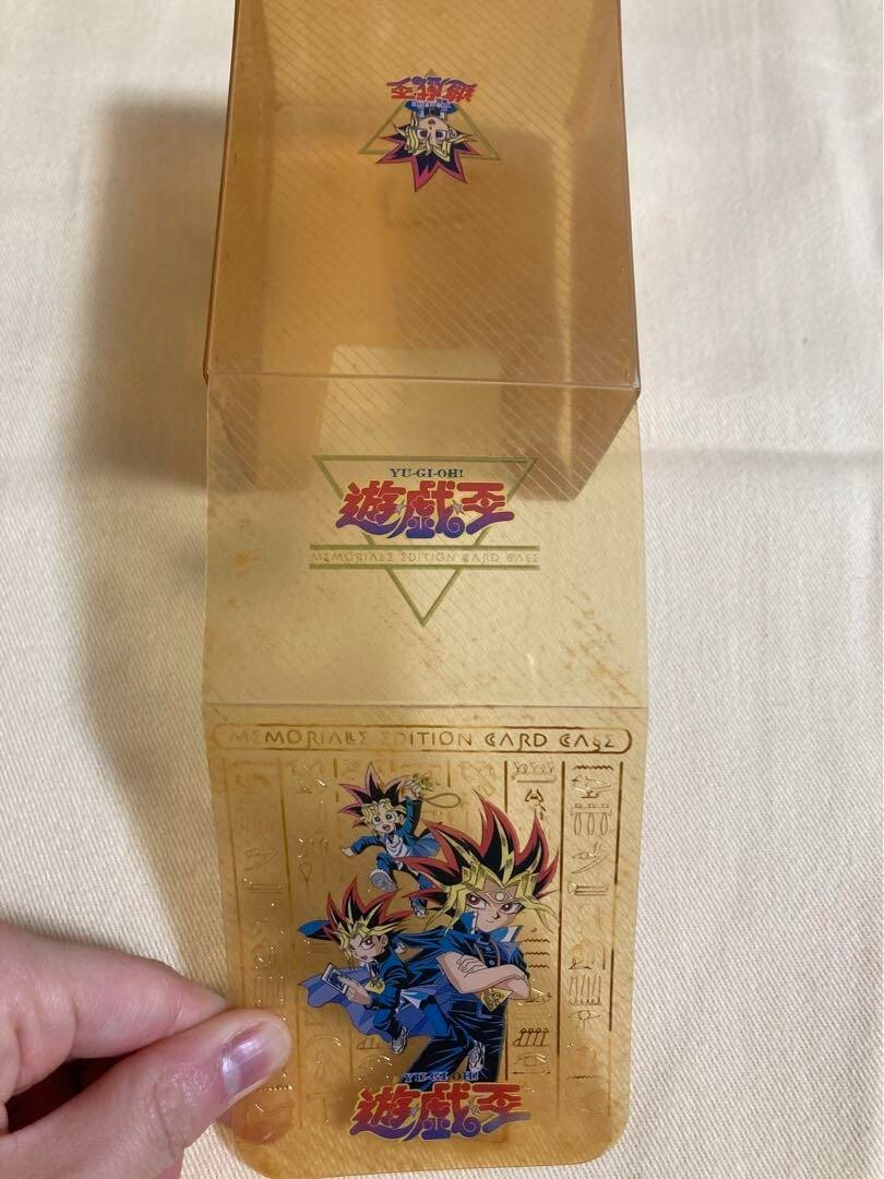 Yu-Gi-Oh! 1998 Bandai Memorial edition Gold Deck Box | eBay