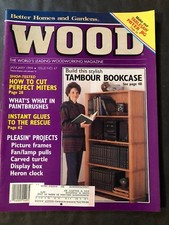 BETTER HOMES GARDENS WOOD MAGAZINE WOODWORKERS 67 January 1994 Bookcase
