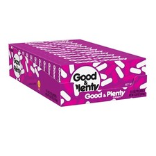 GOOD  PLENTY Licorice Fat Free, Candy Boxes, 6 oz 12 Count 