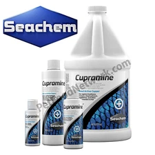 Seachem Laboratories Cupramine Copper Treatment (Each Sold Separately)