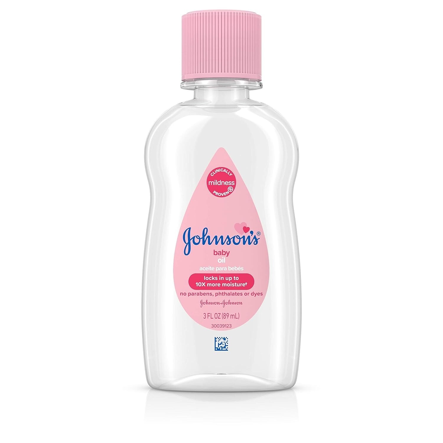 Johnson's Baby Oil, Pure Mineral Oil to Prevent Moisture Loss, Hypoallergenic...