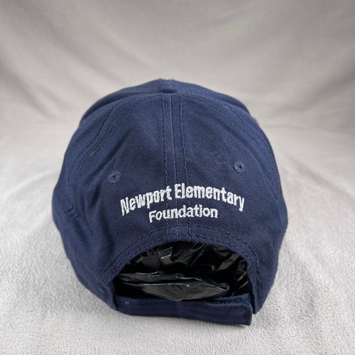 Newport Elementary Foundation Hat Men OS Blue Adjustable Strapback Cap Otto - Picture 3 of 12