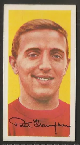 BARRATT-FAMOUS FOOTBALLERS-A12(1964)-#44- LIVERPOOL - THOMPSON