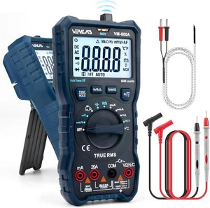 VENLAB Multimètre numérique, TRMS 6000 Compte auto-rangage, DC AC Circuit Volt Ohm