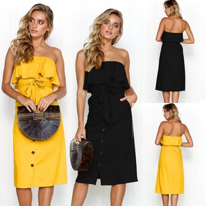 bandeau sun dresses uk