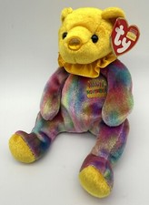 Ty Beanie Babies  November  the Topaz Birthstone Birthday Teddy Bear 2001