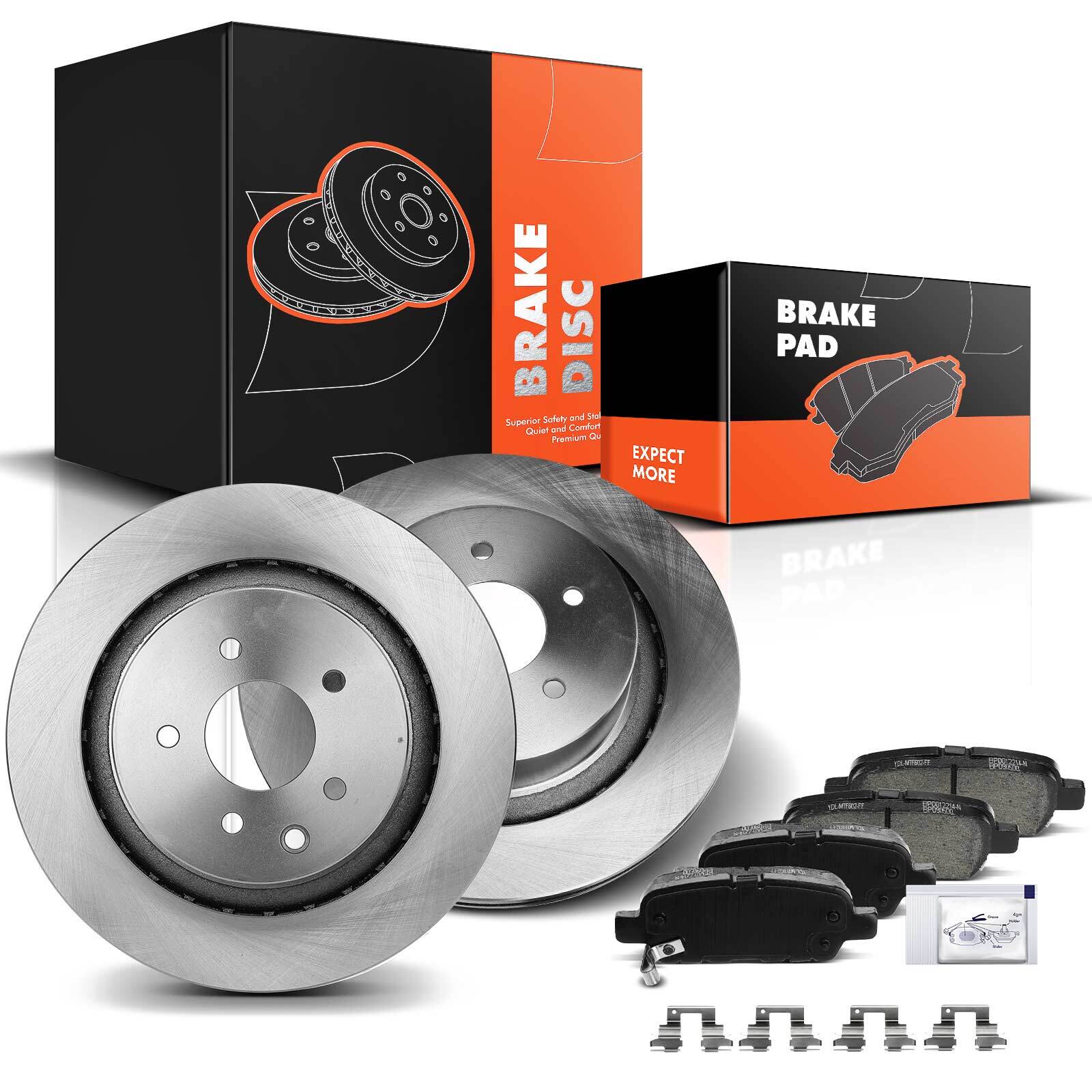 New Rear Disc Brake Rotors & Ceramic Brake Pads for INFINITI G35 0708 G37 0813 eBay