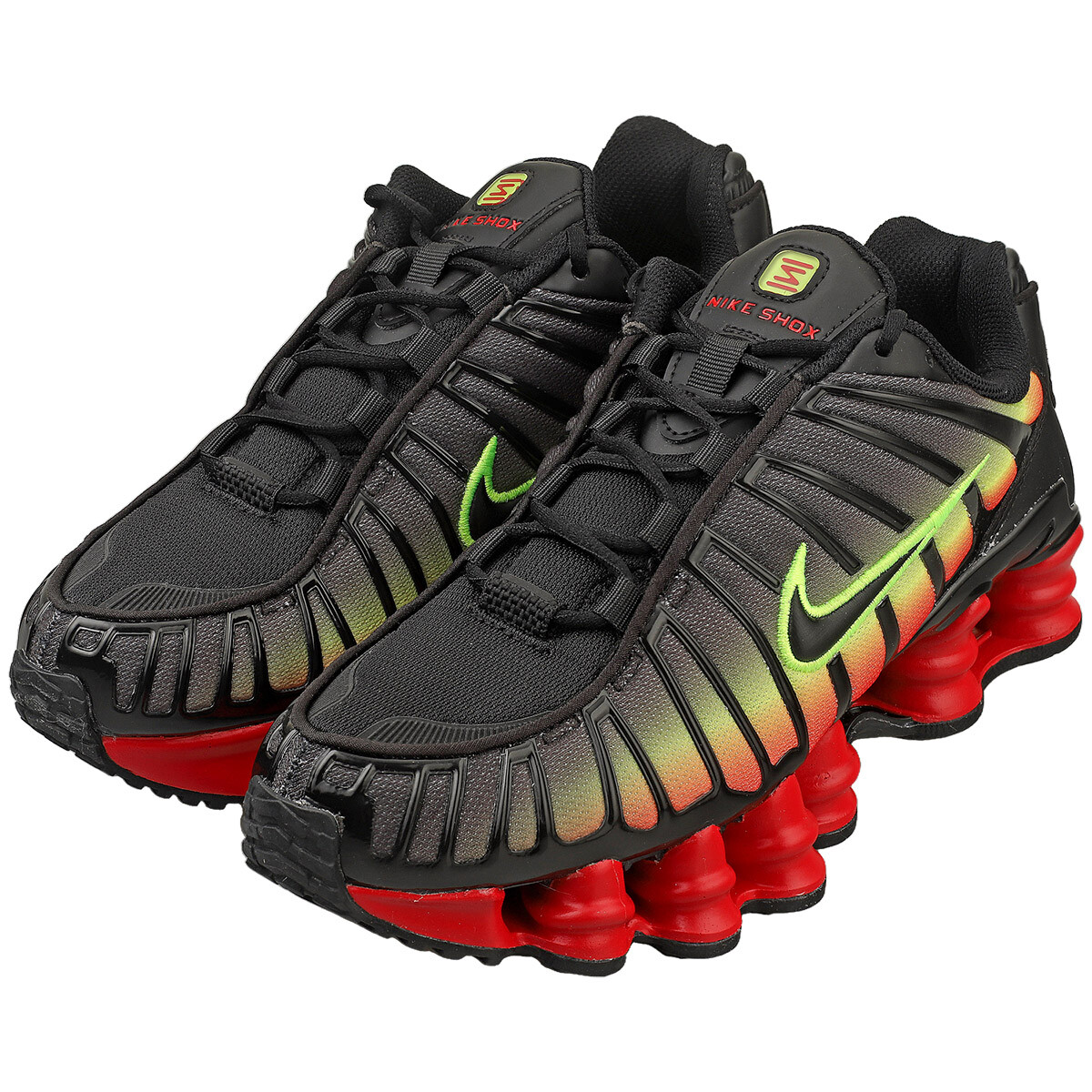 Nike Shox Tl Womens Fashion Sneakers in Black Red - 6.5 US Nike Shox Tl Womens Fashion Sneakers in Black Red - 6.5 US