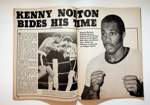 1976 May World Boxing Magazine Joe Louis Muhammad Ali Roberto Duran Kenny Norton - 画像7/7