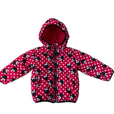 Disney Minnie Mouse Girls Puffer Jacket Size 2T