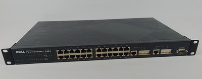 Dell PowerConnect 3024 10/100 24-port + 2-port Gigabit Ethernet Switch 19''