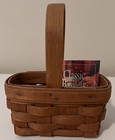 Longaberger Small Plain Basket 3” Handle 1988 6” X 3” X 3” — photo 1